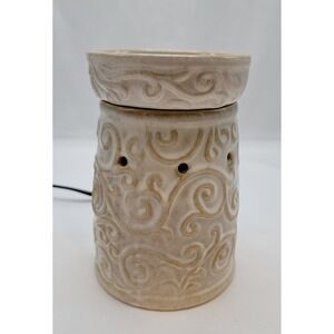 Essenza Scented Cream Beige Wax Warmer With Wax Scents Needs A Bulb